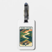 Battle Creek Idaho Colors Gepäckanhänger (Rückseite vertikal)