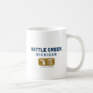 Battle Creek Michigan großer See-Staat Kaffeetasse