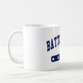 Battle Creek Michigan Uni Style to Shirts Kaffeetasse (Links)