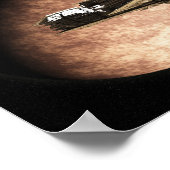 Battle Cruiser Verlasse Orbit Poster (Ecke)