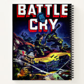 Battle Cry 07 Krieg Vintage Comicen Notizblock (Rückseite)