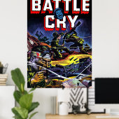 Battle Cry 07 Krieg Vintage Comicen Poster (Heimbüro)