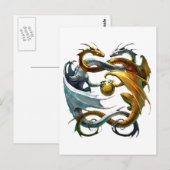 Battle Dragons Postkarte (Vorne/Hinten)