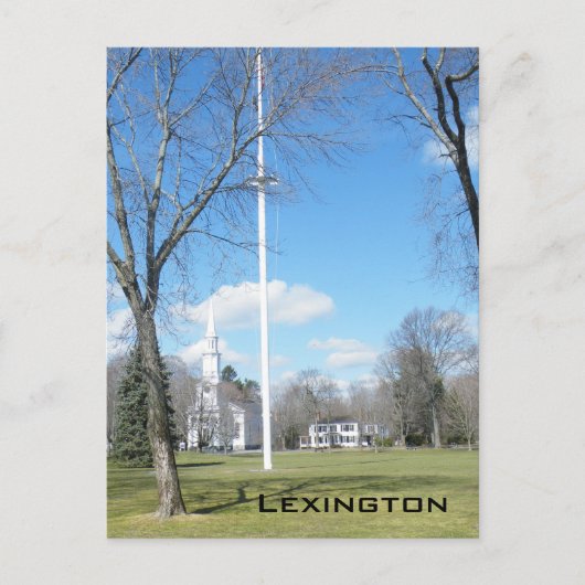 Battle Green Postkarte (Vorderseite)