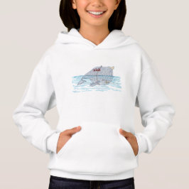 Battle Horn-Whale Hoodie