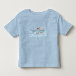Battle Horn-Whale Kleinkind T-shirt
