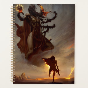 Battle In Dark Fantasy Warrior Planner Planer