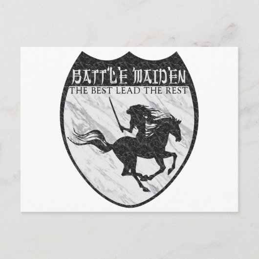 Battle Maiden Postkarte (Vorderseite)