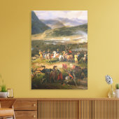 Battle Mount Thabor, Detail Napoleon und seine Leinwanddruck (Insitu (Wohnzimmer))