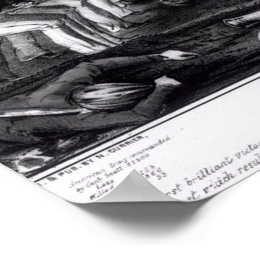 Battle of Churubusco Poster (Ecke)