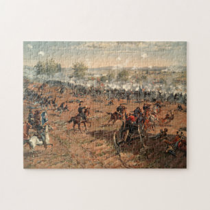 Battle of Gettysburg Civil War 19th Century Print Puzzle