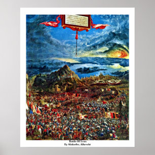 Battle Of Issus By Altdorfer, Albrecht Poster