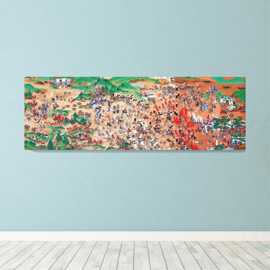 Battle of Sekigahara 関ヶ原の戦 Leinwanddruck (Insitu (Holzboden))