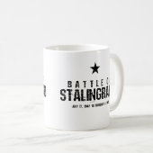 Battle of Stalingrad WW2 Kaffeetasse (VorderseiteRechts)