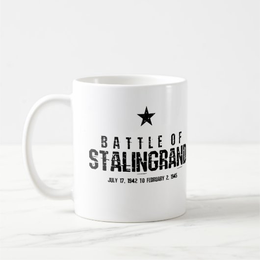 Battle of Stalingrad WW2 Kaffeetasse (Links)