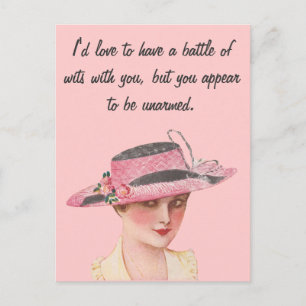 Battle of Wits Postkarte