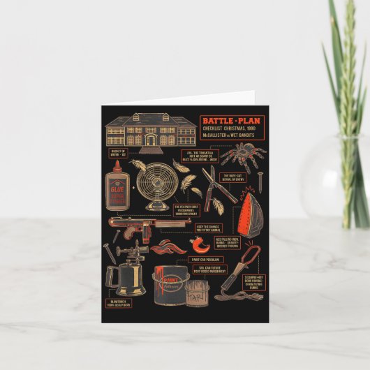 Battle Plan 90 Checklist Christmas  Karte (Vorderseite)