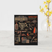 Battle Plan 90 Checklist Christmas  Karte (Gelbe Blume)