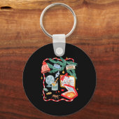 Battle Plan Funny Christmas Home Kids Hand Dawn Al Schlüsselanhänger (Vorderseite)