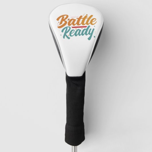 ‚Battle Ready‘ Golf Headcover (Vorderseite)
