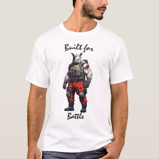 Battle Rhino Warrior T - Shirt (Vorderseite)
