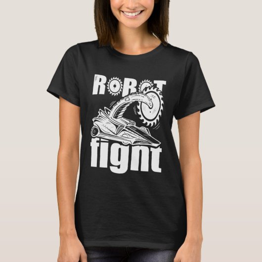 Battle Robot Fight Robotics Tower Kampfidee T-Shirt (Vorderseite)