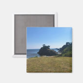 Battle Rock, Port Orford, Magnet (Vorderseite/Rückseite)