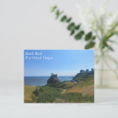 Battle Rock, Port Orford, Postkarte (Stehend Vorderseite)