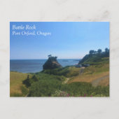 Battle Rock, Port Orford, Postkarte (Vorderseite)
