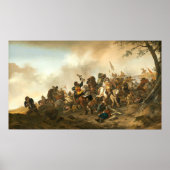 Battle Scene - Philips Wouwerman Fine Art Poster (Vorne)