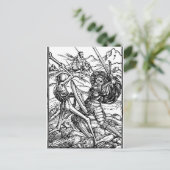 Battle Scene Postkarte (Stehend Vorderseite)