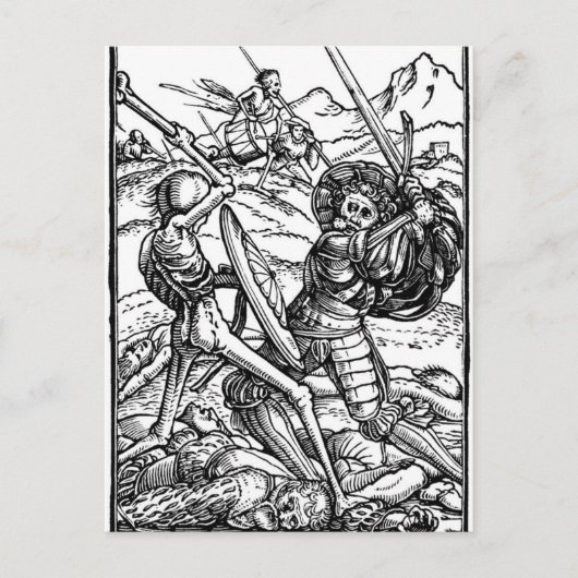 Battle Scene Postkarte (Vorderseite)