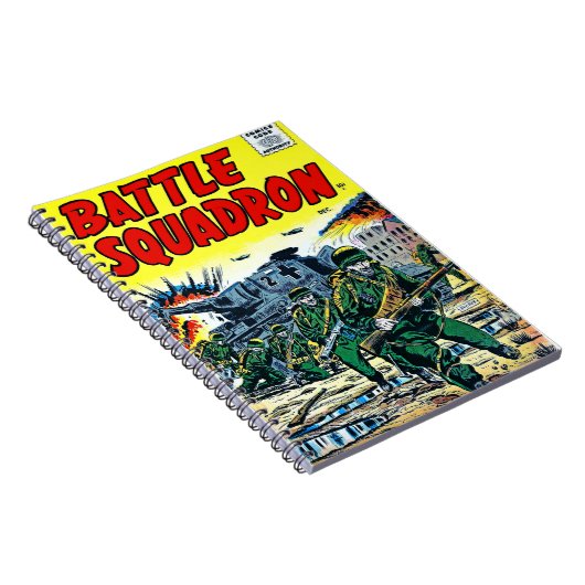 Battle Squadron Hubschrauber Krieg Vintag Notizblock (Rechte Seite)