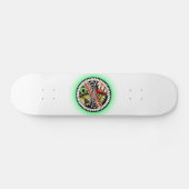 Battle Tattoo Zeichnend Skateboard (Horizontal)