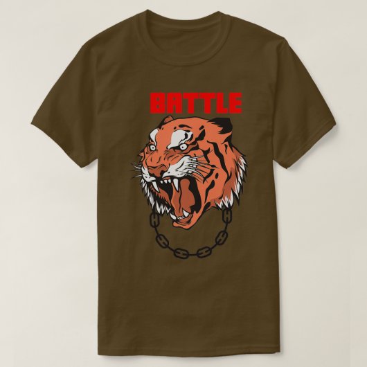 Battle Tiger T-Shirt (Design vorne)