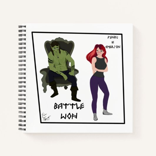 Battle Won Notizblock (Vorderseite)