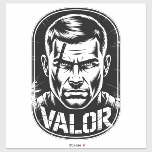 Battle Worn Commando Sticker (Blatt)