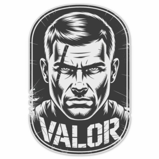 Battle Worn Commando Sticker (Vorderseite)