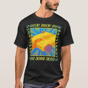 Battlebots-Ente Zentrierte Box hoch T-Shirt