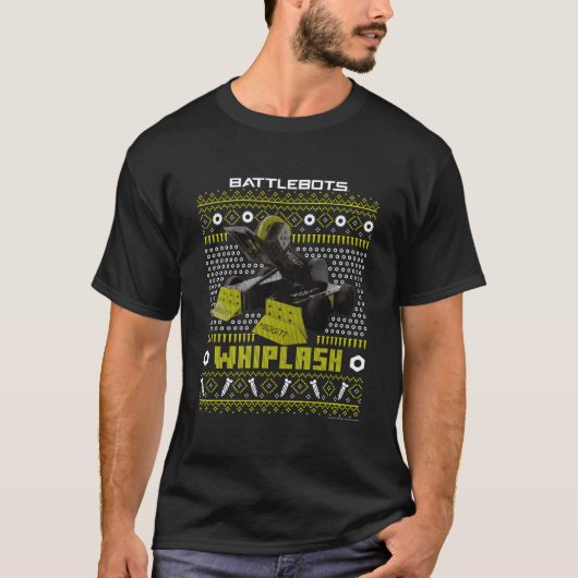 Battlebots Roboter Whiplash Hässlich T-Shirt (Vorderseite)