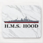 Battlecruiser Hood Mousepad (Vorne)