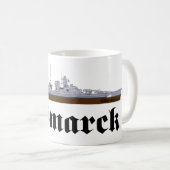 Battleship Bismarck Kaffeetasse (VorderseiteRechts)