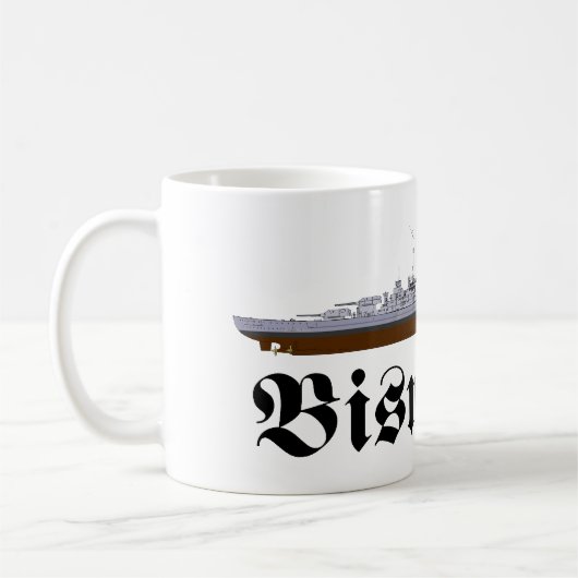 Battleship Bismarck Kaffeetasse (Links)
