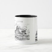 Battleship Bismarck Mug Tasse (Zentrum)