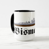 Battleship Bismarck Mug Tasse (Vorderseite Links)