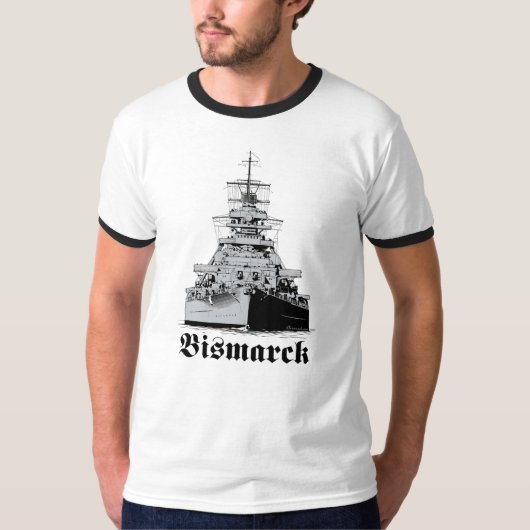 Battleship Bismarck T-shirt (Vorderseite)