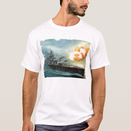 BATTLESHIP-BISMARCK T-Shirt (Vorderseite)