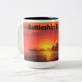 Battleship Bismarck Zweifarbige Tasse (Vorderseite Links)
