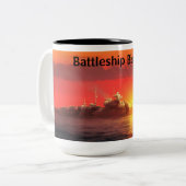 Battleship Bismarck Zweifarbige Tasse (Vorderseite Links)