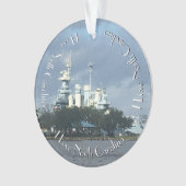 Battleship North Carolina am Kap Fear River Ornament (Vorderseite)